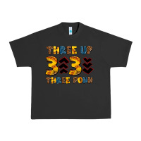 Pigment Black three up three down softball Urban Heavy Tee - AdoDesignShop