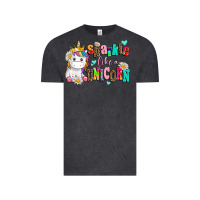Vintage Black sparkle like a unicorn Vintage Tee - AdoDesignShop