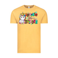 Vintage Mustard sparkle like a unicorn Vintage Tee - AdoDesignShop
