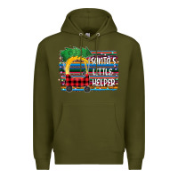 Army Green Santas Little helper Premium Hoodie - Bettercallsaul