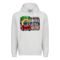 Dove Grey Santas Little helper Premium Hoodie - Bettercallsaul