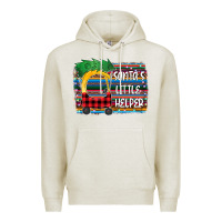 Oatmeal Heather Santas Little helper Premium Hoodie - Bettercallsaul
