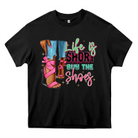 Black Afro heels Heavy Core Tee - RanaPortraitStore