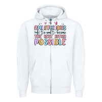 White ambitchous (adj.) the need to become the best bitc Zipper Hoodie - MaliasSmallBusiness