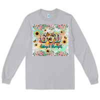 Moon Dust god is my refugee and strength Long Sleeve Tee - NancyCooperArtShop