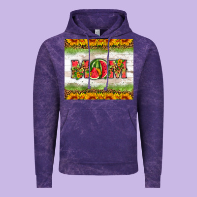 Mom Watermelon Vintage Hoodie Designed By Hra Design Shop