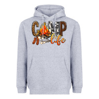 Heather Grey Camp Life Heavyweight Hoodie - BundleAndBundleShop