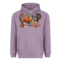 Lavender Camp Life Heavyweight Hoodie - BundleAndBundleShop