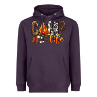 Plum Camp Life Heavyweight Hoodie - BundleAndBundleShop