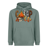 Sage Camp Life Heavyweight Hoodie - BundleAndBundleShop