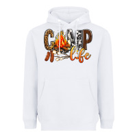 White Camp Life Heavyweight Hoodie - BundleAndBundleShop