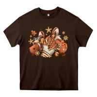 Chocolate Brown Melanin Christmas black girl sneakers Heavy Core Tee - RanaPortraitStore