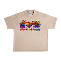 French Oak peace love equality Urban Heavy Tee - JahusDesignShop