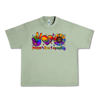Oil Green peace love equality Urban Heavy Tee - JahusDesignShop