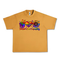 Peanut Butter peace love equality Urban Heavy Tee - JahusDesignShop