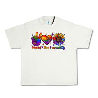 Pistachio peace love equality Urban Heavy Tee - JahusDesignShop