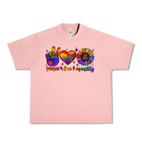 Salmon peace love equality Urban Heavy Tee - JahusDesignShop
