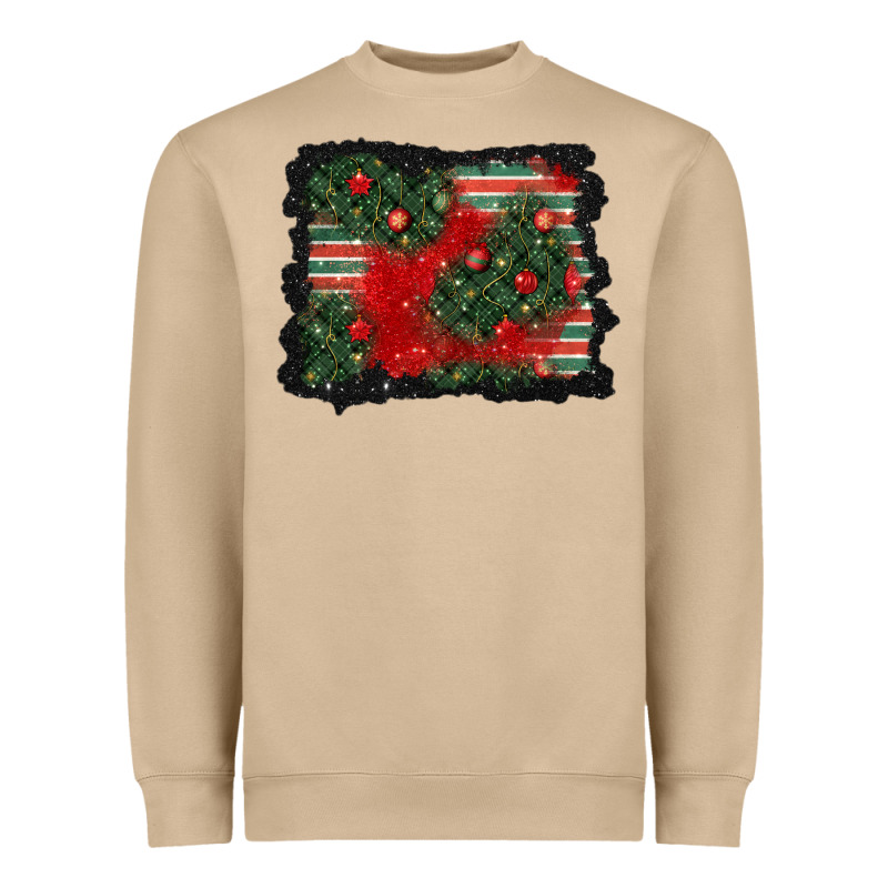Christmas Ornament Background Heavyweight Sweatshirt by BundleAndBundleShop | Teevron