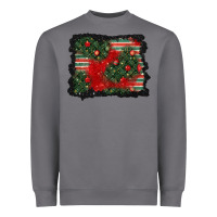Storm christmas ornament background Heavyweight Sweatshirt - BundleAndBundleShop