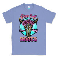 Colony Blue blame it all on my roots white Classic Tee - JahusDesignShop