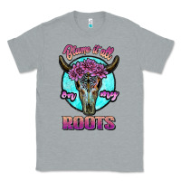 Heather Grey blame it all on my roots white Classic Tee - JahusDesignShop