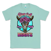 Seafoam blame it all on my roots white Classic Tee - JahusDesignShop