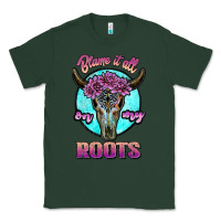 Sports Green blame it all on my roots white Classic Tee - JahusDesignShop