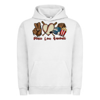 Pigment Lunar Rock Peace love Baseball Urban Hoodie - HowdyJamesFarm