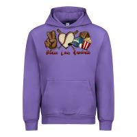 Tulip Peace love Baseball Urban Hoodie - HowdyJamesFarm