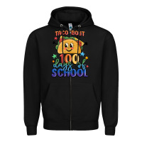 Black taco bout 100 days of school Zipper Hoodie - MaliasSmallBusiness