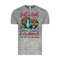 Cloud Rock just a girl who loves camping Vintage Tee - JahusDesignShop