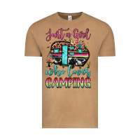 Vintage Camel just a girl who loves camping Vintage Tee - JahusDesignShop
