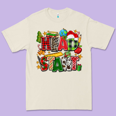 Head Start Christmas Premium Tee Designed By Zillion Design Studio