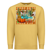 Antique Gold welcome fall tumbler Premium Sweatshirt - BundleAndBundleShop