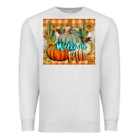 Oatmeal Heather welcome fall tumbler Premium Sweatshirt - BundleAndBundleShop