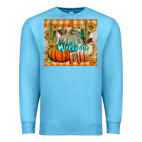 Ocean Blue welcome fall tumbler Premium Sweatshirt - BundleAndBundleShop