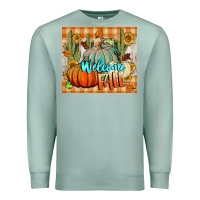 Seafoam welcome fall tumbler Premium Sweatshirt - BundleAndBundleShop