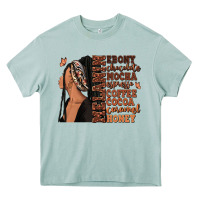 Arona Melanin many shades of brown afro woman Heavy Core Tee - RanaPortraitStore