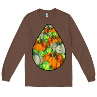 Chestnut Fall Teardrop Long Sleeve Tee - LillyAllenDesigns