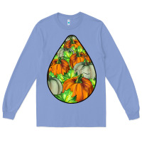 Colony Blue Fall Teardrop Long Sleeve Tee - LillyAllenDesigns