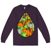 Plum Fall Teardrop Long Sleeve Tee - LillyAllenDesigns