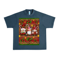 Midnight Navy christmas gnomes Urban Heavy Tee - Artiststas