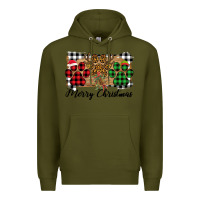 Army Green merry christmas paws Premium Hoodie - Bettercallsaul