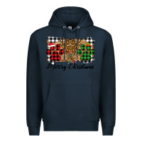 Navy merry christmas paws Premium Hoodie - Bettercallsaul