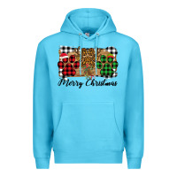 Ocean Blue merry christmas paws Premium Hoodie - Bettercallsaul