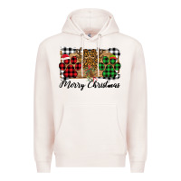 Pale Pink merry christmas paws Premium Hoodie - Bettercallsaul