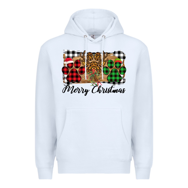 Merry Christmas Paws Premium Hoodie by Bettercallsaul | Teevron