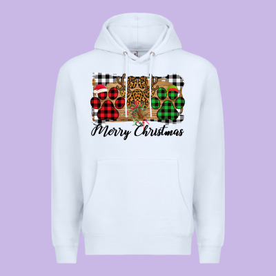 Merry Christmas Paws Premium Hoodie Designed By Bettercallsaul