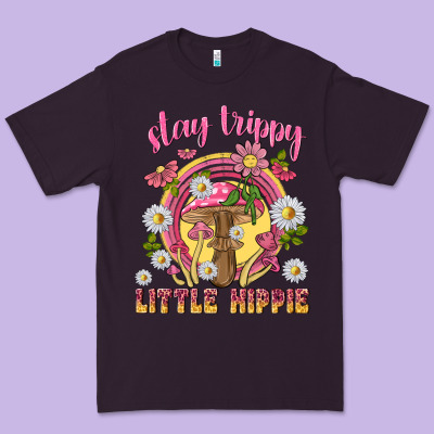 Stay Trippy Little Hippie Tbw Premium Tee Designed By Texasbilliewilder