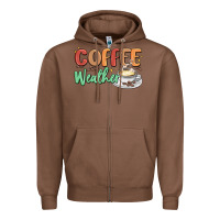 Chestnut coffee weather Zipper Hoodie - MaliasSmallBusiness